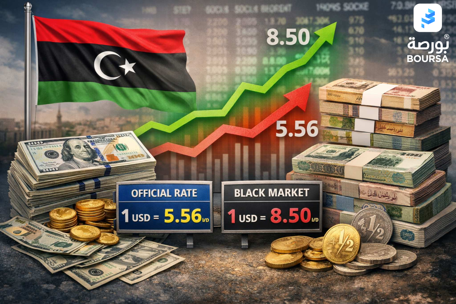 The US Dollar in Libya: Why Is It Rising and What Explains the Gap Between the Official and Black Market Rates?