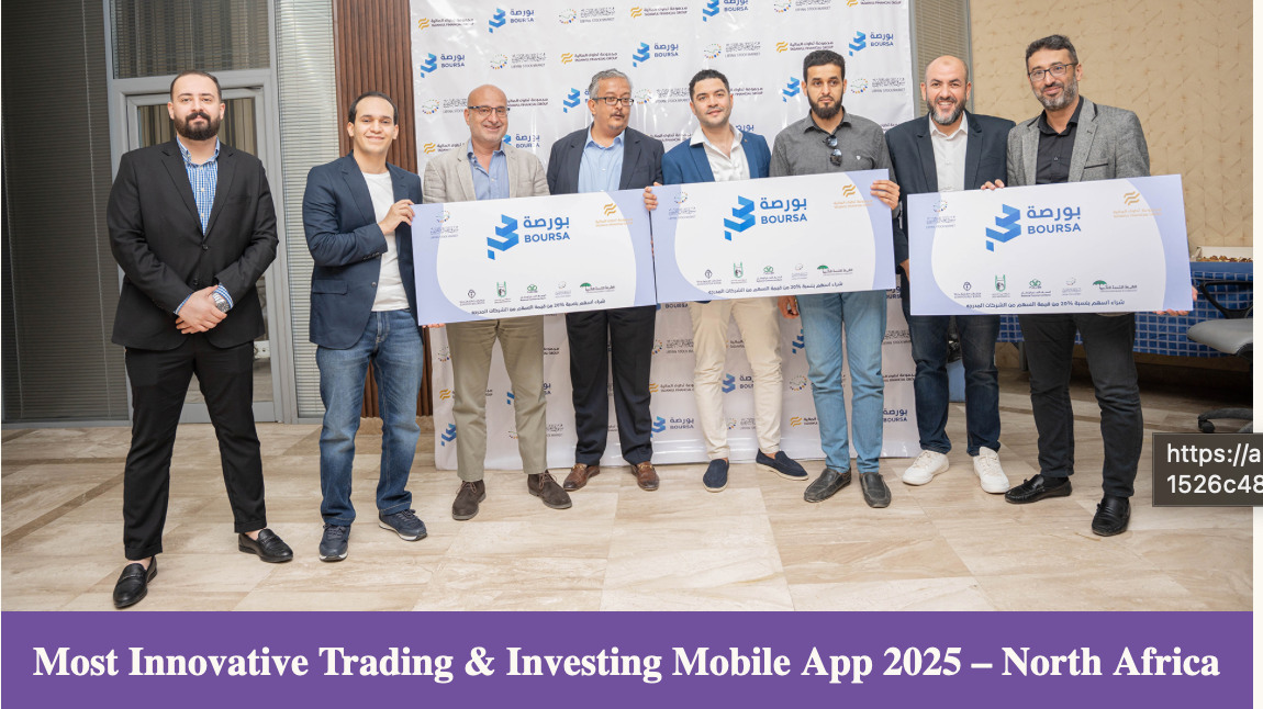 Boursa App Wins African Excellence Award 2025 as the Most Innovative Trading and Investment Platform